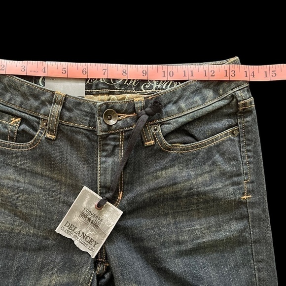 NWT Converse One Star Delancey Straight Leg Women's Jeans Size 26 - Picture 8 of 10